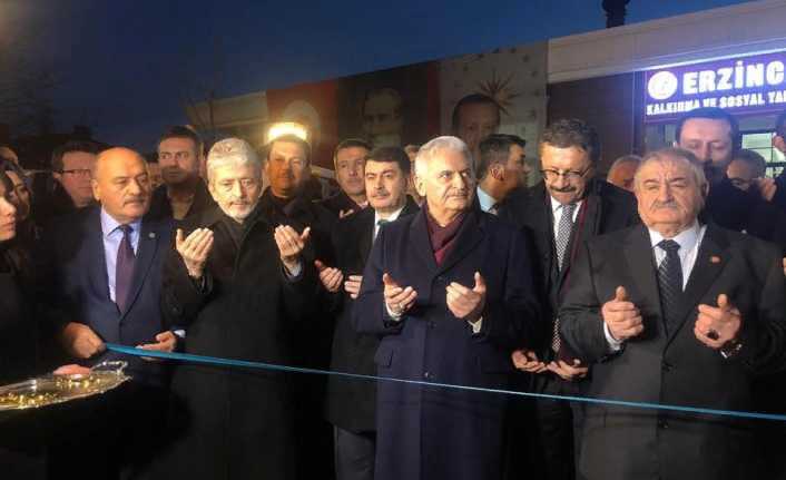 Erzincanlılar Kalkınma ve Sosyal Yardımlaşma Derneği'nin Altındağ'daki hizmet binasının açılışı