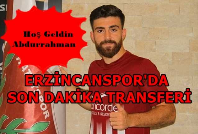 Anagold 24 Erzincanspor transfer döneminin bitimine saatler kala Erman Kılıç’tan