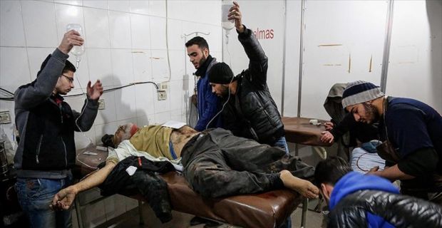 Suriye'de Esed rejiminin Doğu Guta'ya son 48 saatte düzenlediği saldırılarda