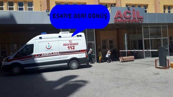 Erzincan Mengücek Gazi Eğitim ve Araştırma Hastanesinde Covid-19 hastalarının bakıldığı
