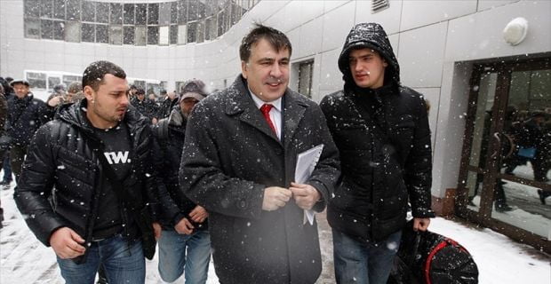 Kiev Temyiz Mahkemesi, eski Gürcistan Cumhurbaşkanı Saakaşvili’nin saat 22.00'den 07.00’ye
