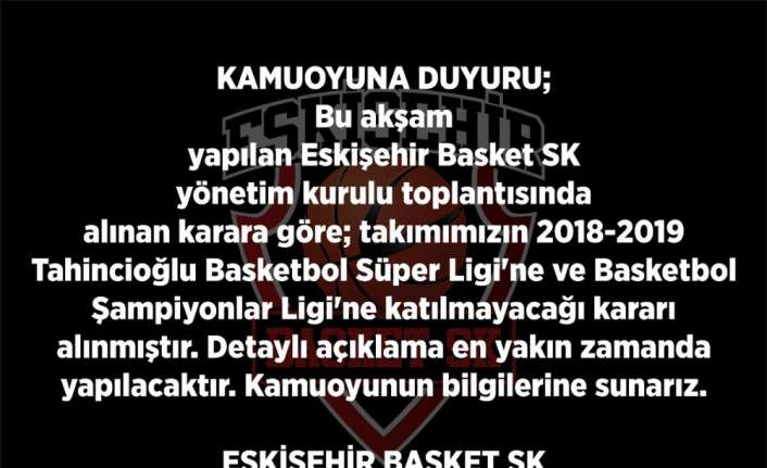 Eskişehir Basket, Tahincioğlu Basketbol