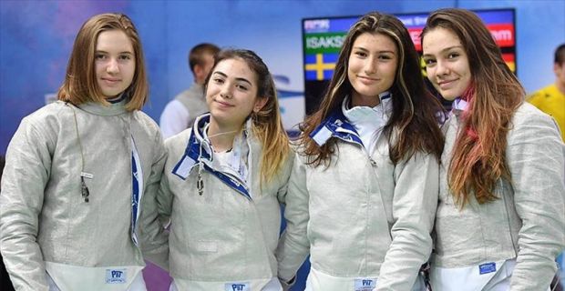 Türkiye Yıldız Kadın Kılıç Milli Takımı, Avrupa Şampiyonası'nda bronz madalya