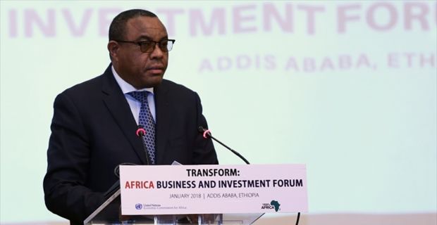 Etiyopya Başbakanı Hailemariam Desalegn, istifa mektubunu koalisyon hükümetine sunduğunu açıkladı.