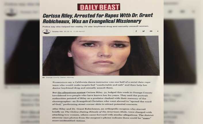 Amerika’da reality şov programı yapan cerrah Grant William Robicheaux ile