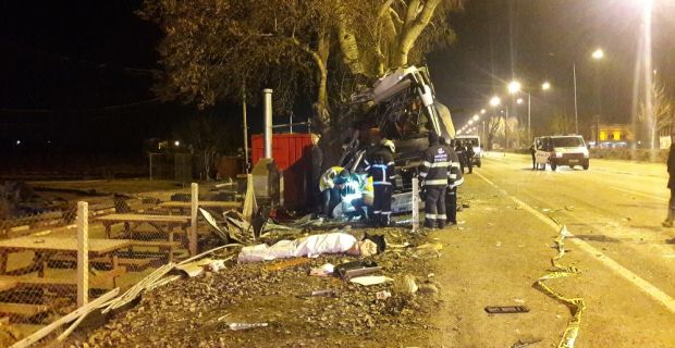 Eskişehir’de 11 kişinin hayatını kaybettiği, 44 yolcunun ise yaralandığı otobüs