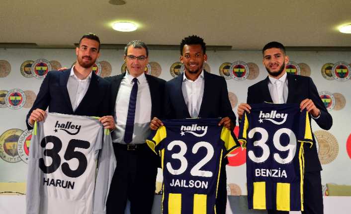 Fenerbahçe’nin yeni transferleri Harun Tekin, Yassine Benzia, ve Jailson Marques