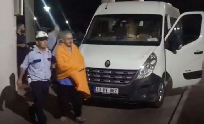 Balıkesir’in Ayvalık ilçesinde batan tekneden sağ olarak kurtulan FETÖ Lideri