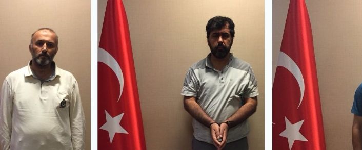FETÖ’nün 3 kritik ismi Türkiye’ye getirildi.
