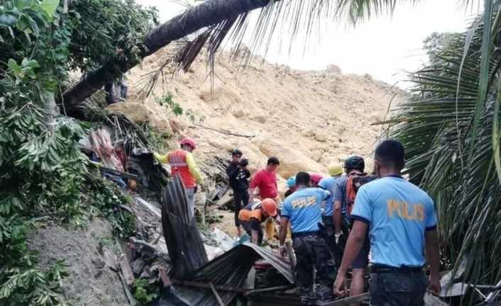 Filipinler’in Cebu bölgesinde dün meydana gelen toprak kaymasında hayatını kaybedenlerin