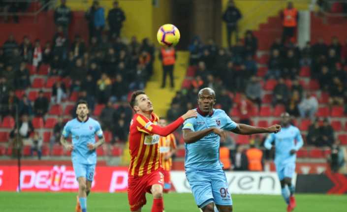 Kayserispor, Spor Toto Süper Lig’in 14. haftasında sahasında ağırladığı Trabzonspor’a
