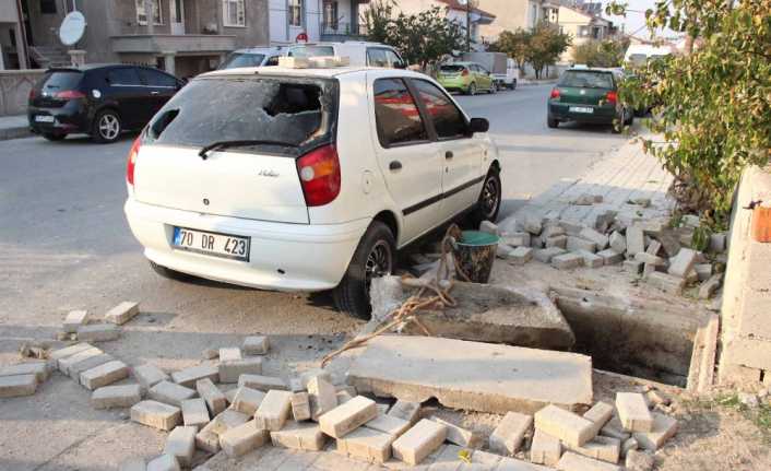 Karaman’da bir evin önünde bulunan foseptik çukurunda henüz belirlenemeyen bir