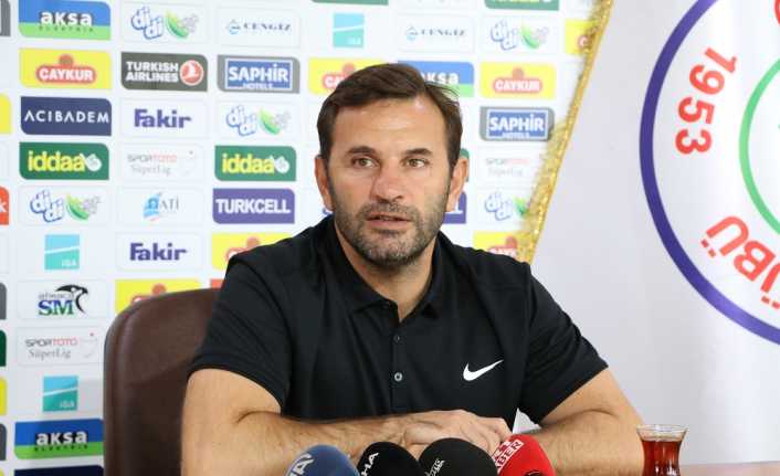 Çaykur Rizespor Teknik Direktörü Okan Buruk, Sivasspor maçında yedikleri gol