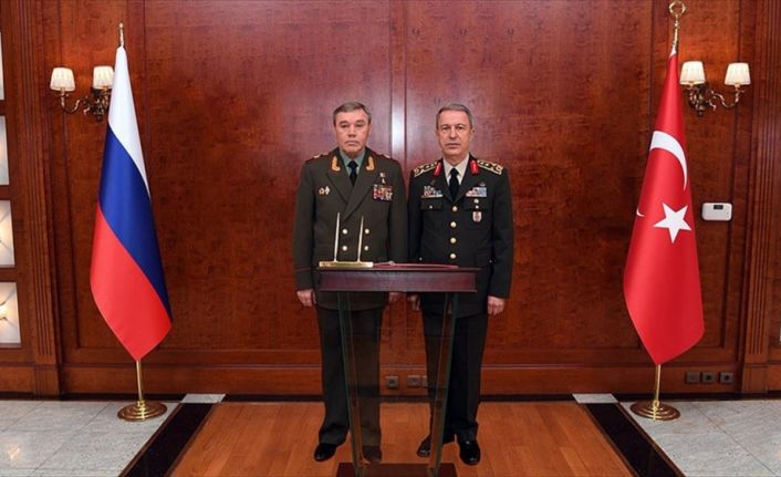 Genelkurmay Başkanı Orgeneral Akar, Rusya Federasyonu Genelkurmay Başkanı Orgeneral Gerasimov