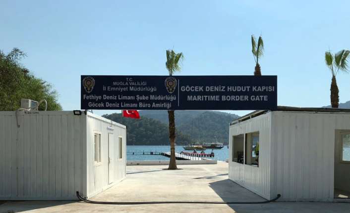 Muğla’nın Fethiye İlçesi Göcek Mahallesi’nde Deniz Hudut Kapısı hizmete girdi.