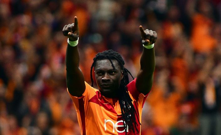 Galatasaray Fransız golcüsü Bafetimbi Gomis, Trabzonspor karşısında attığı gollerle ligde