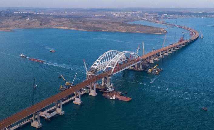 Rusya Devlet Başkanı Vladimir Putin’in açtığı Kırım köprüsü’nün Google haritalarda