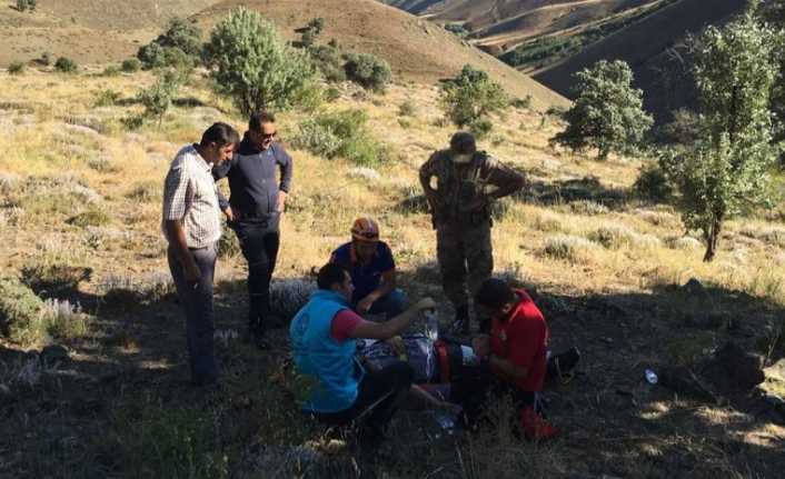 Erzincan’ın Üzümlü ilçesinde mera tespit çalışmasına giden Erzincan İl Tarım