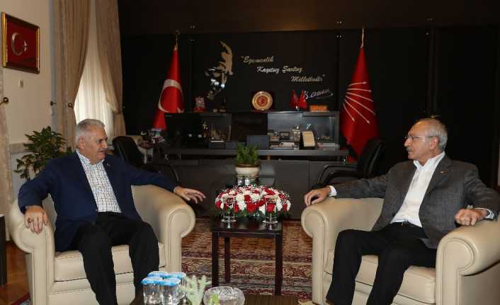 TBMM Başkanı Binali Yıldırım ile CHP Genel Başkanı Kemal Kılıçdaroğlu’nun