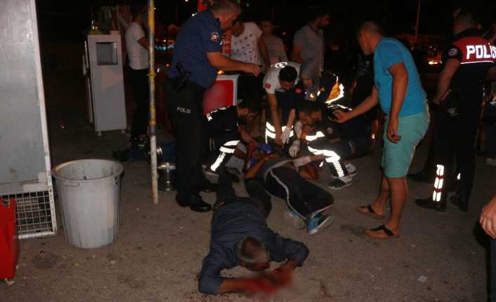 Adıyaman’da kavgadan dolayı gözaltına alınan şahsa polis merkezine getirildiği sırada
