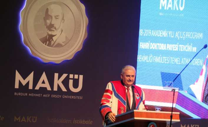 TBMM Başkanı Binali Yıldırım, "Geçmiş bir tecrübe kapısıdır. Osmanlı Devleti