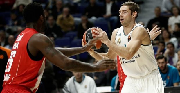 Real Madrid'in Fransız basketbolcusu Causeur, THY Avrupa Ligi'nde 25. haftanın