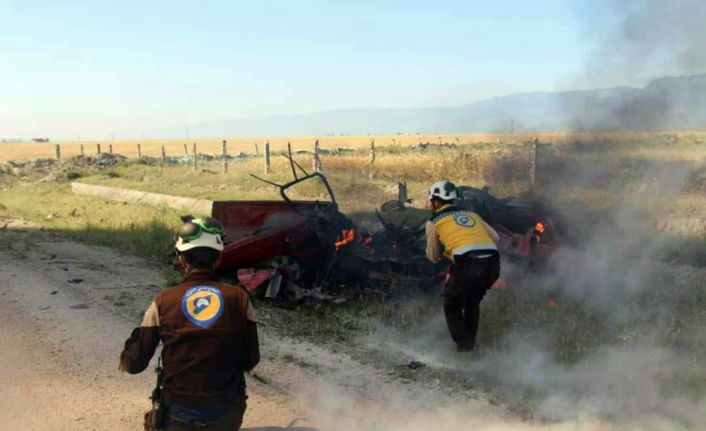 Suriye’nin Hama kentinde mayın patlaması sonucu aynı aileden 7 kişinin