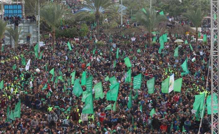 Filistin İslami Direniş Hareketi Hamas, Gazze Şeridi’nde 31. kuruluş yıldönümünü