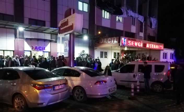 Osmaniye’de özel bir hastanede karşılaşan iki grup arasında çıkan silahlı