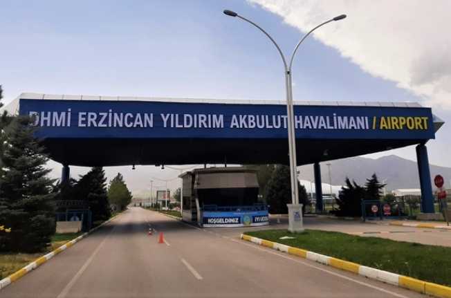 Erzincan Yıldırım Akbulut Havalimanı'ndan