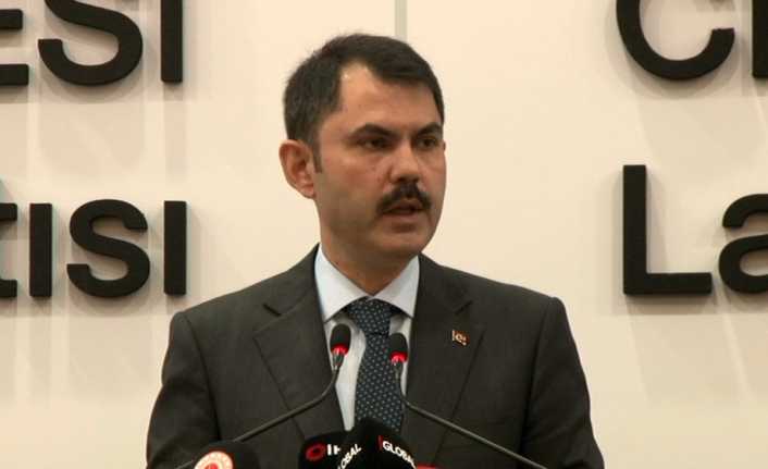 Çevre ve Şehircilik Bakanı Murat Kurum, “Hedefimiz 2030 yılına kadar