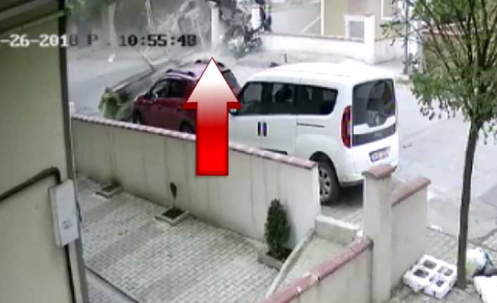 İstanbul’da 4 askerin şehit olduğu helikopterin düşme anı, güvenlik kamerasına