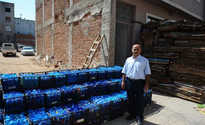 Bursa’da 5 yılda 800 bin mavi kapak ve tonlarca geri
