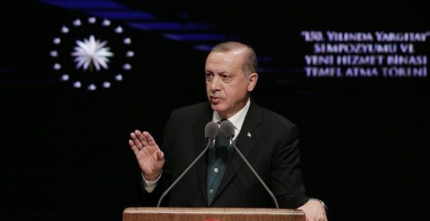 Cumhurbaşkanı Erdoğan, "Zaman zaman mahkemelerimizin, yüksek yargı kurumlarımızın, Anayasa Mahkememizin