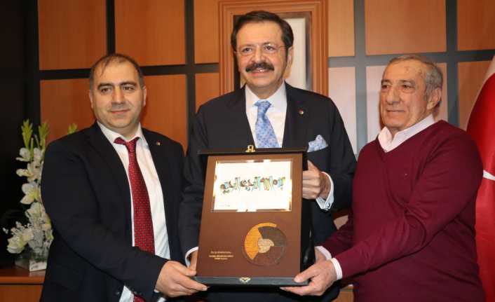 Türkiye Odalar ve Borsalar Birliği (TOBB) Başkanı Rifat Hisarcıklıoğlu, Erzincan