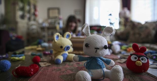 Dünyaya Japonların tanıttığı, tığ işi ile yapılan içi doldurulmuş oyuncak