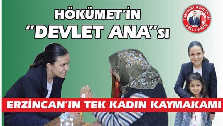 Erzincan’ın tek kadın kaymakamı olan Refahiye Kaymakamı Hatice Bayar Özdemir,