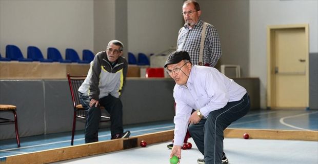 Uşak Huzurevi Yaşlı Bakım ve Rehabilitasyon Merkezi'nde kalan yaşlılar, oluşturulan