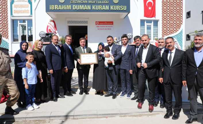 İbrahim Duman Kur'an Kursu Dualarla Hizmete Açıldı
