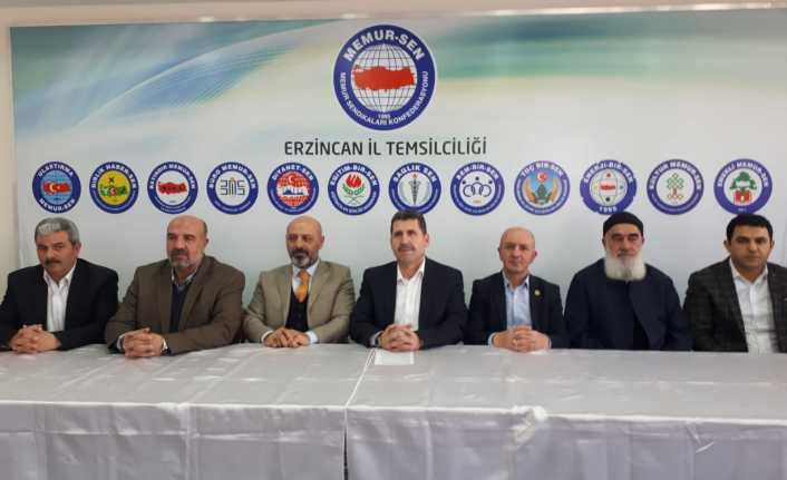 İdamlarını durdurmak için insanlık ayağa kalkmalıdır Memur-Sen Erzincan İl Temsilcisi Nebi Gül, basın açıklaması yaparak, firavunlaşan