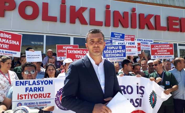 Hak-İş Konfederasyonu’na bağlı Öz Büro-İş Sendikası Erzincan İl Başkanı İbrahim