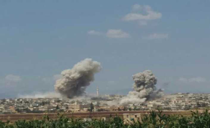 Esad rejimi ve Rusya, Suriye’nin İdlib ve Hama kentine bomba