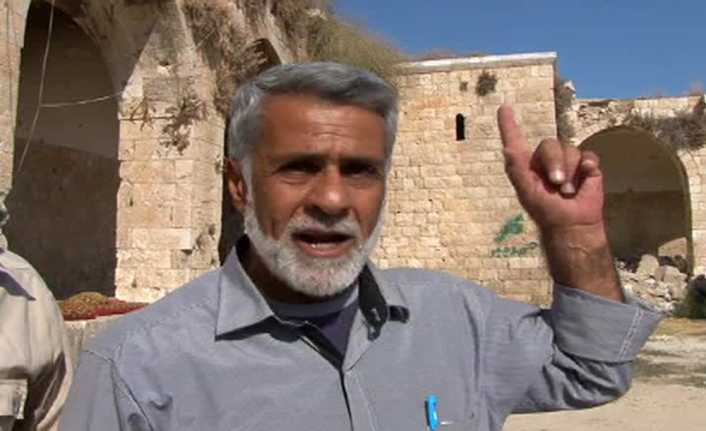 İdlibli bir Arap, Suriye halkı için yaptığı yardımlardan ötürü Cumhurbaşkanı