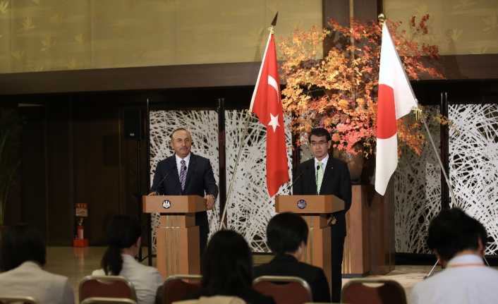 Dışişleri Bakanı Mevlüt Çavuşoğlu, Japonya Dışişleri Bakanı Taro Kono ile