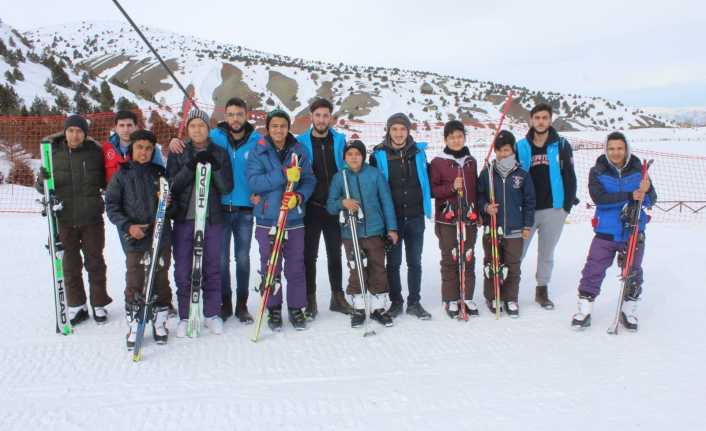 Erzincan'da sığınmacı kampında bulunan