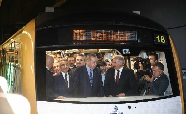 Ümraniye-Çekmeköy Metro Hattı’na vatandaşlar