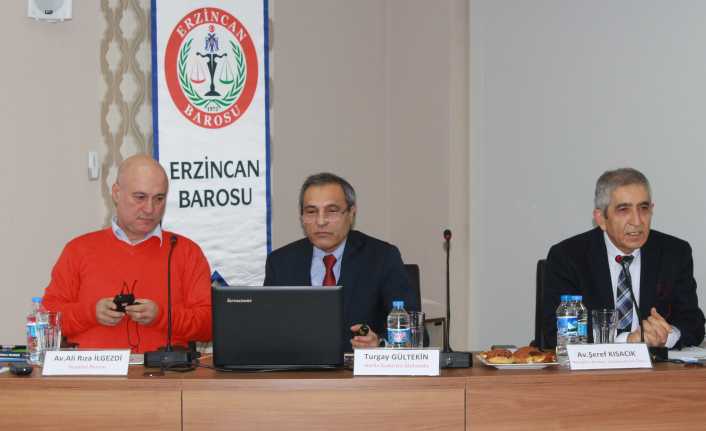 Türkiye Barolar Birliği ve Erzincan Barosu işbirliği ile Erzincan’da avukatlara