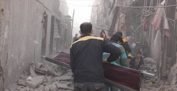 Suriye'de Beşşar Esed rejiminin sivil katliamına sahne olan Doğu Guta'da