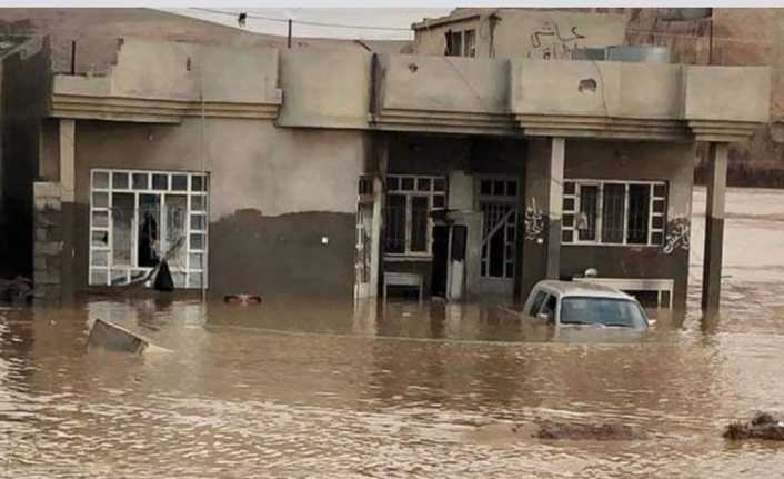 Irak’ın Selahaddin ilinde sağanak yağış nedeniyle oluşan sel felaketinde 8