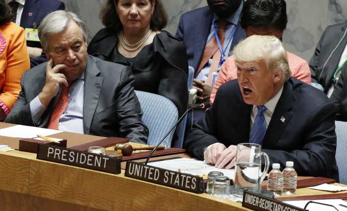 ABD Başkanı Donald Trump, İran’ın şiddet, terör ve kaos ihraç